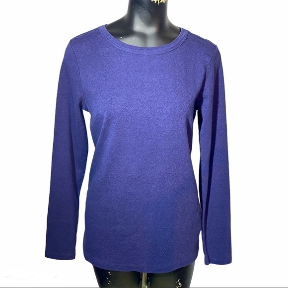 Pendleton Blue Cotton Light Weight Knit Top - Picture 1 of 6